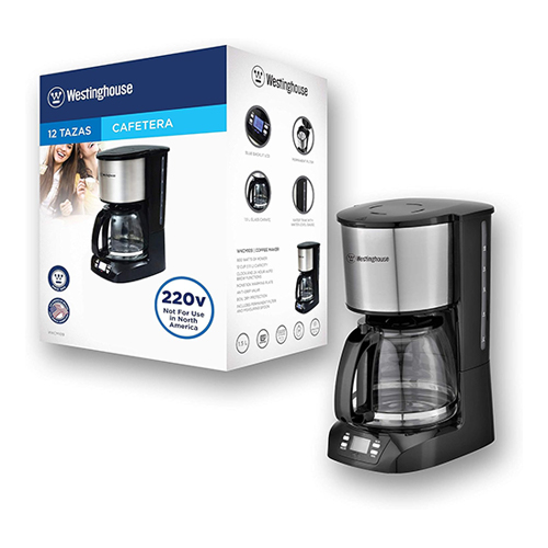 Westinghouse WKCM109 Digital Programmable Coffee Maker - 220-240 Volt 50 Hz