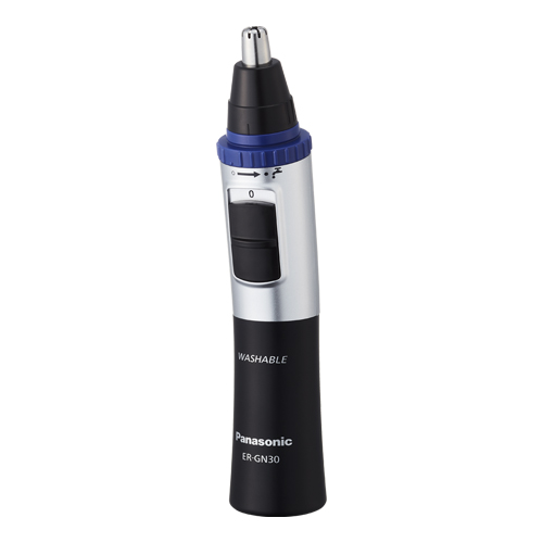 Panasonic ER-GN30K - Wet/Dry Nose & Ear Hair Trimmer with Vortex Cleaning System