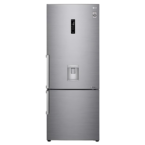 LG GC-F689BLCM 446 Liter Bottom Mount Refrigerator  with Water dispenser - Stainless Steel 