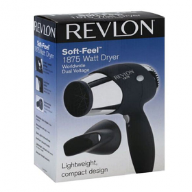 Revlon RV499 110-240 Volt 50/60 Hz Soft-Feel Sleek and Stylish Hair Dryer